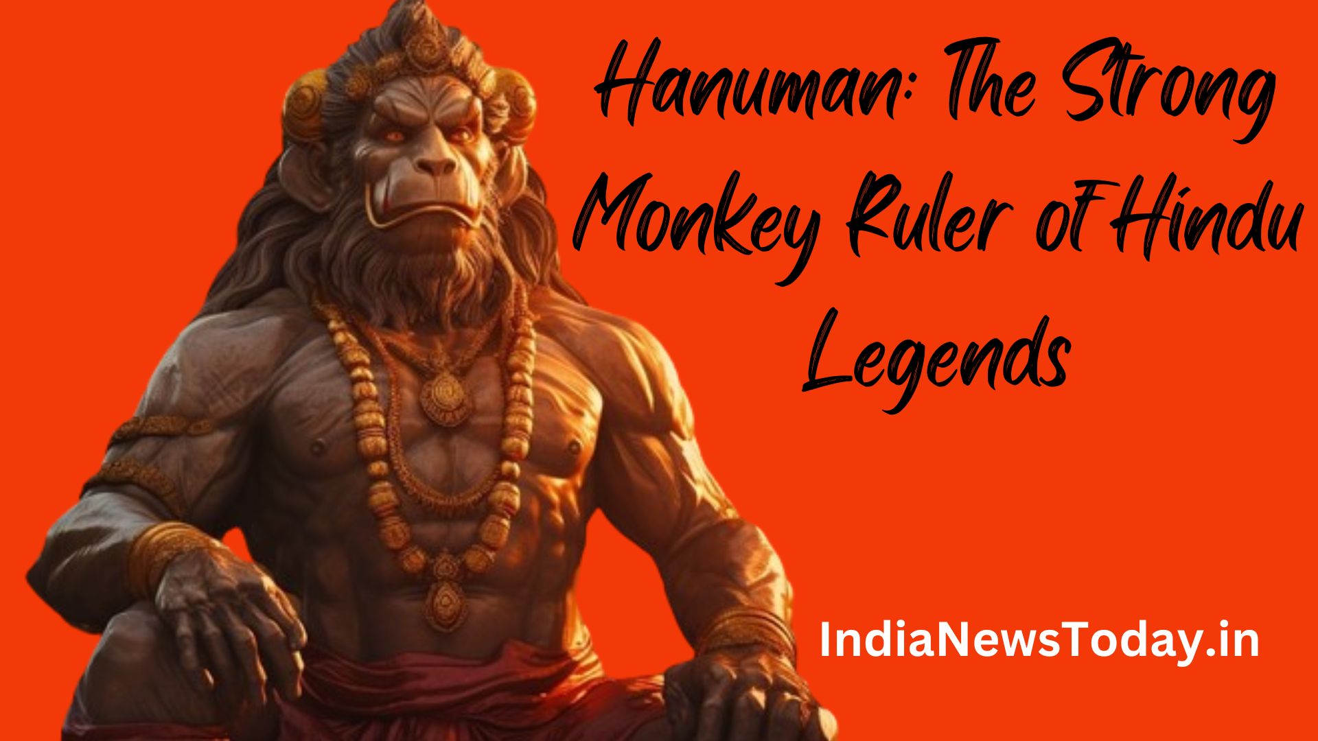 Hanuman The Strong Monkey Ruler of Hindu Legends